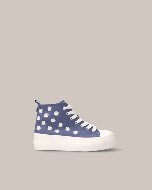 Tenis Tipo Bota Bordado